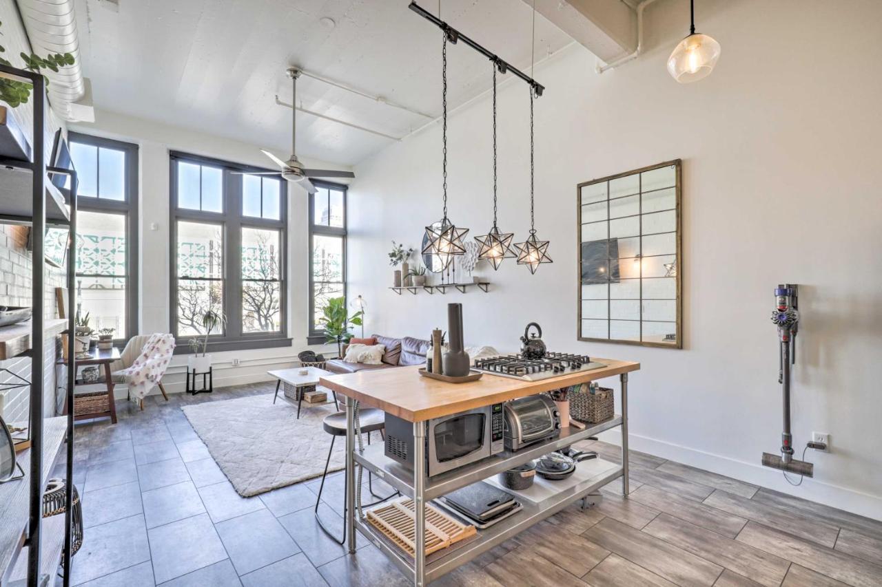 Chic Slc Downtown Studio Loft Walk To Shops Salt Lake City Zewnętrze zdjęcie
